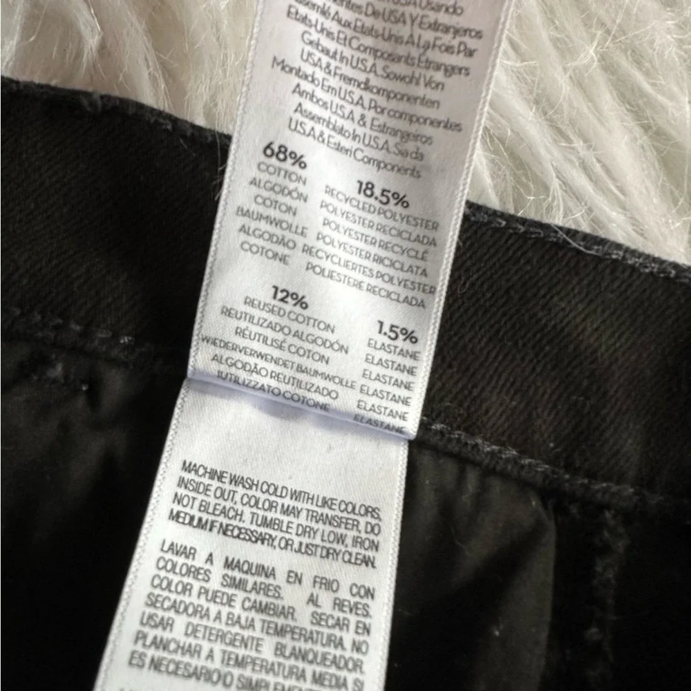 Mother Denim The Stash Swooner Jeans Pants Black High Rise Skinny Ankle Size 26